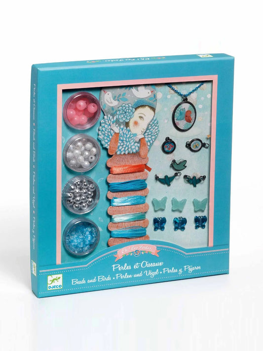 Djeco - Needlework - Jewellery Kit - Beads And Birds