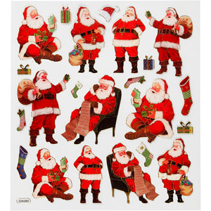 Stickers, Traditional Father Christmases