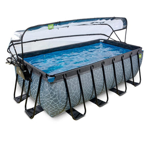 EXIT Frame Pool 4x2x1.22m (12v Sand filter)