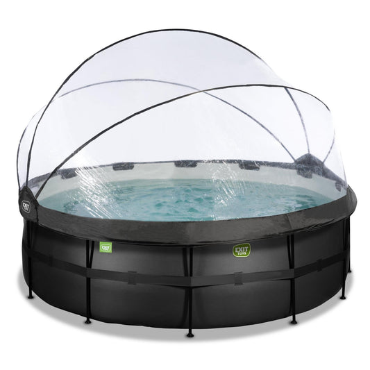 EXIT Frame Pool ø427x122cm (12v Sand filter)