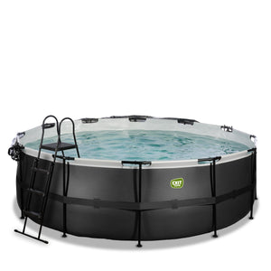 EXIT Frame Pool ø427x122cm (12v Sand filter)