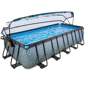 EXIT Frame Pool 5.4x2.5x1.22m (12v Sand filter)