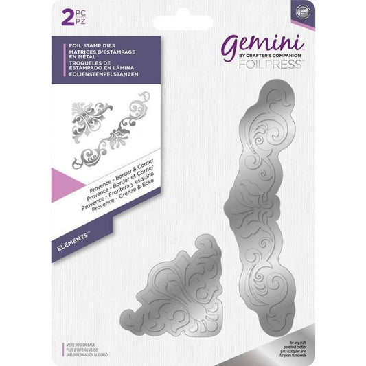 Foil Stamp Die - Elements -  Provence - Border & C