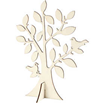 Tree, H: 24 Cm, W: 18.4 Cm, 1 Pc, Plywood