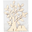 Tree, H: 24 Cm, W: 18.4 Cm, 1 Pc, Plywood