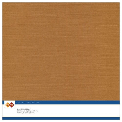 Linnenkarton - 30.5 x 30.5 - Coffee Braun