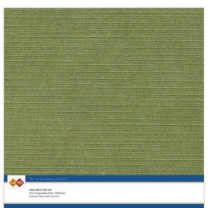 Linnenkarton - 30.5 x 30.5 - Moss Green