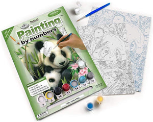 Paint By Numbers Junior Small - Panda & Baby