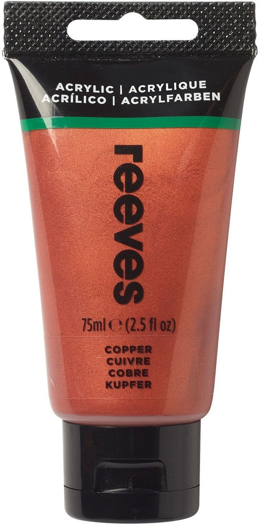 REEVES 75ML ACRYLIC-COPPER