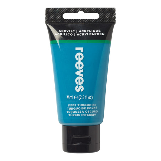 REEVES 75ML ACRYLIC DEEP TURQUOISE