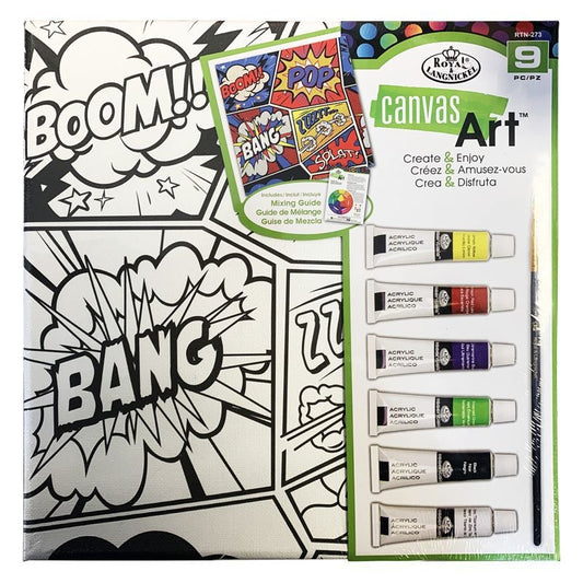 Bang Canvas Art With Paints