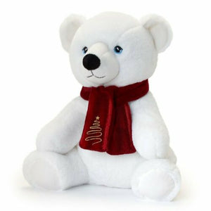 20cm Keeleco Polar Bear with Scarf