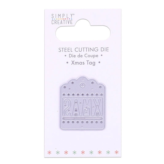 Simply Creative Die Xmas Tag