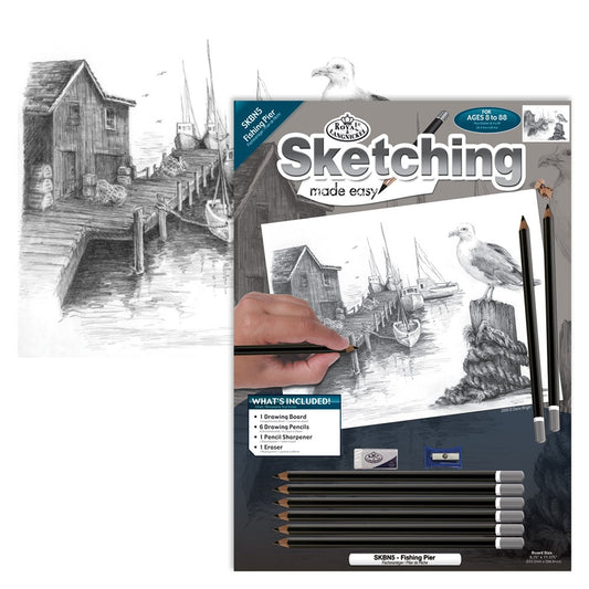 Sketching Made Easy Fishing Pier